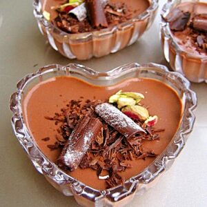 Dark Chocolate Panna Cotta