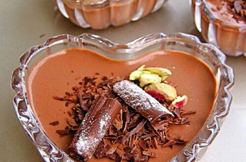Dark Chocolate Panna Cotta