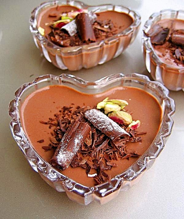 Dark Chocolate Panna Cotta