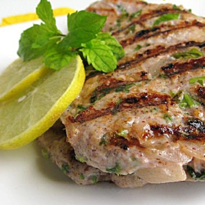 Middle Eastern Chicken Burger Patties