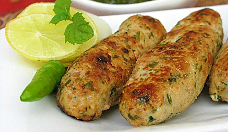 Indian Chicken Reshmi Kebabs