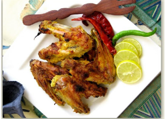 Indian Style Chicken Wings