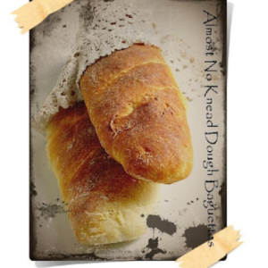 Almost No Knead Baguette