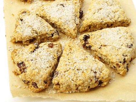 Delicious Orange & Oat Scones, eggless
