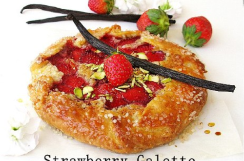 Strawberry Galette with Vanilla Scented Frangipane