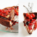 Quark Cheesecake with Fresh Cherry Pie Filling