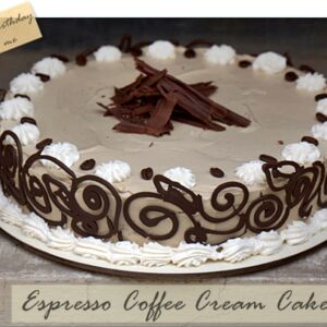 Espresso Coffee Cream Cake ... Happy Birthday to me!! Espresso Coffee Cream Cake