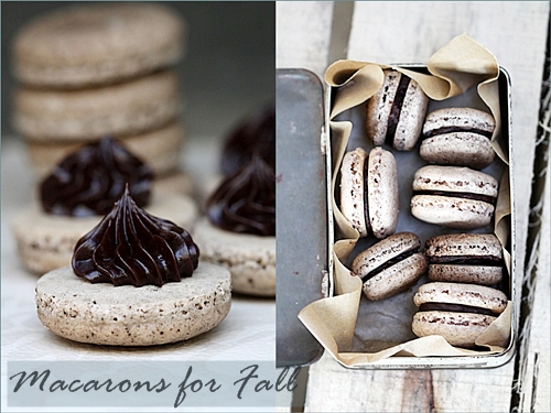 Fall Macarons - Coffee & Pumpkin Pie Spice