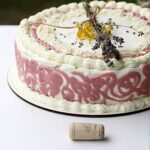 Lavender Chiffon Cake with Whipped Lemon Curd Frosting