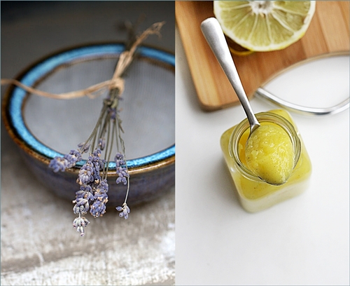 Lavender Chiffon Cake with Whipped Lemon Curd Frosting