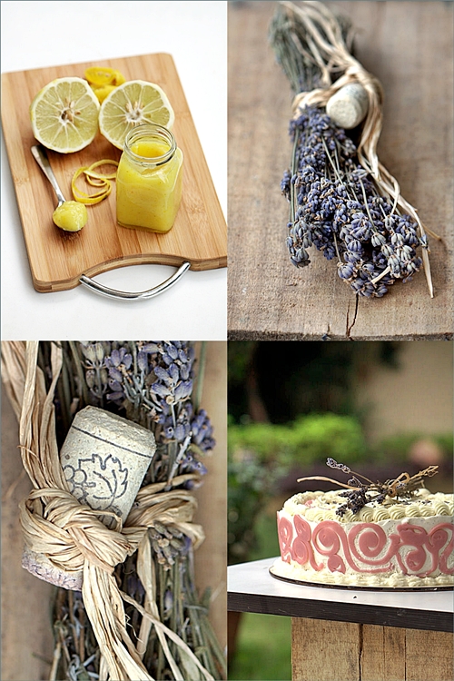 Lavender Chiffon Cake with Whipped Lemon Curd Frosting