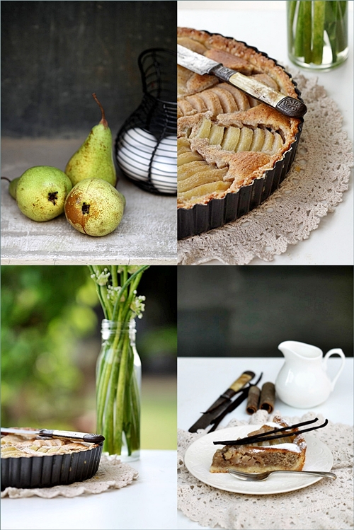 Pear, Vanilla and Almond Frangipane Tart