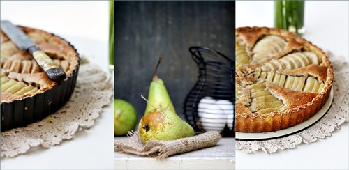 Pear, Vanilla and Almond Frangipane Tart