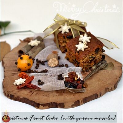 Christmas Fruit Cake {with garam masala}