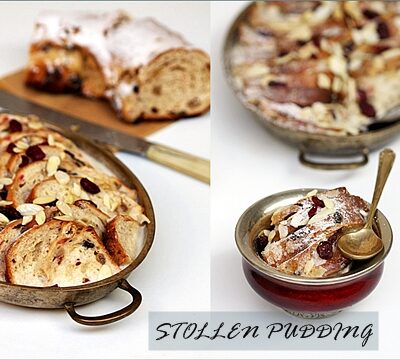 Baking| STOLLEN PUDDING ... a Daring Bakers Stollen in Bread Pudding Daring Bakers Christmas Stollen {Pudding}