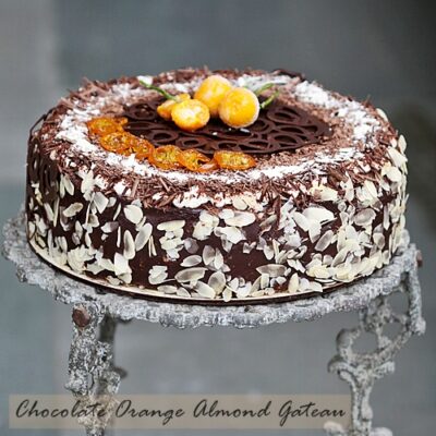 Chocolate Orange Almond Gateau