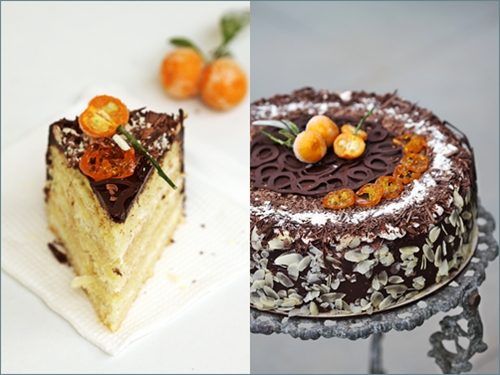 Chocolate Orange Almond Gateau