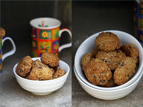 Whole Wheat & Oat Chocolate Chip Cookies