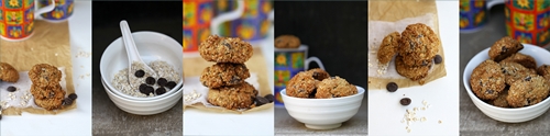 Whole Wheat & Oat Chocolate Chip Cookies
