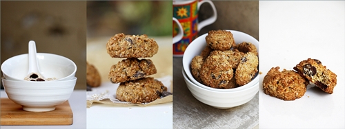 Whole Wheat & Oat Chocolate Chip Cookies