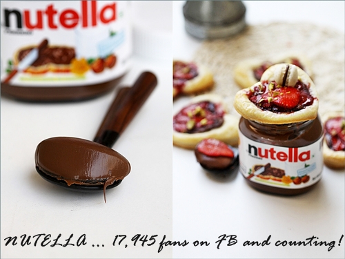 Nutella Strawberry Puff Pastry Hearts