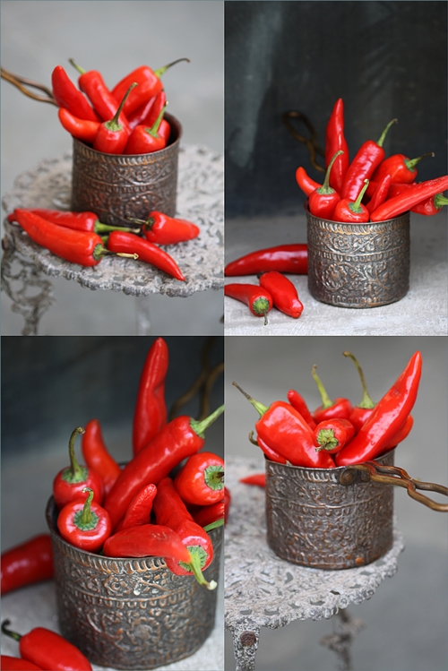 Red chili peppers