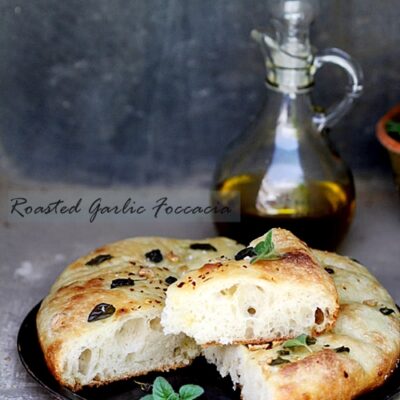 Roasted Garlic Foccacia