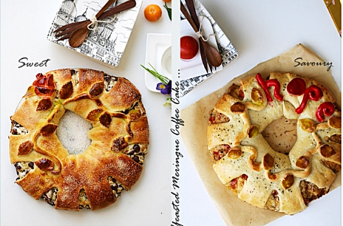 Yeasted Meringue Coffee Cake - going sweet & savoury 17 Yeasted Meringue Coffee Cake