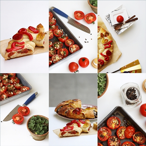 Yeasted Meringue Coffee Cake - savoury