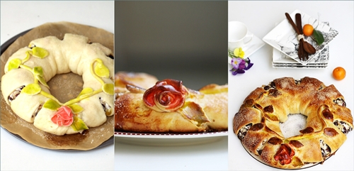 Yeasted Meringue Coffee Cake - sweet