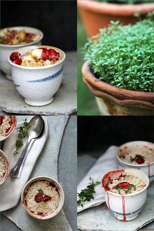 Strawberry Apple Crumble 