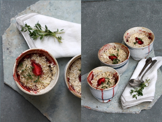 Strawberry Apple Crumble