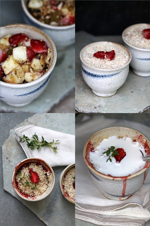 Strawberry Apple Crumble