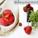 Strawberry Fresh Mint Sorbet
