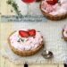 Whipped Strawberry Curd Cream Tartlets with Walnut Shortbread Crust