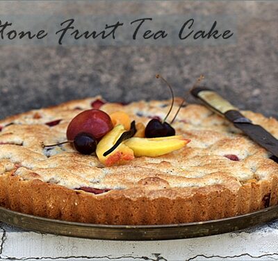 Stone Fruit Tea Cake