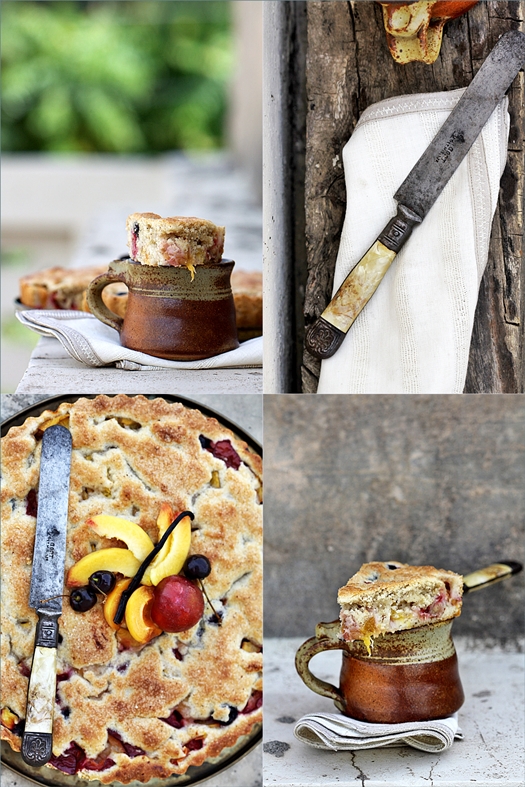 Stone Fruit Tea Cake