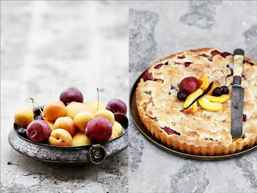 Stone Fruit Tea Cake