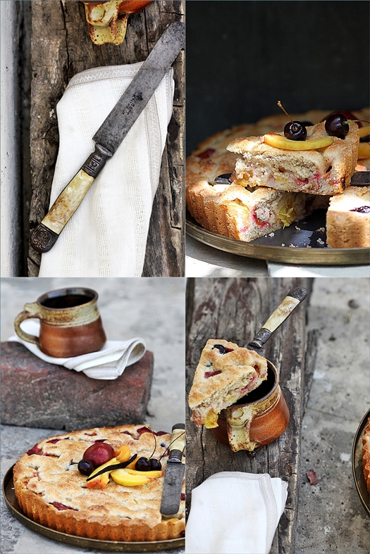 Stone Fruit Tea Cake