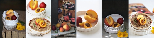 Peach, Plum & Apricot Streusel Crumble