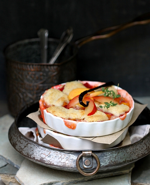 Apricot & Plum Cobbler 
