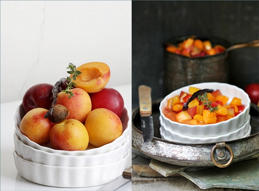 Apricot & Plum Cobbler