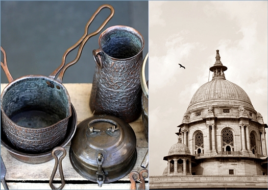 Vintage pots & pans, New Delhi