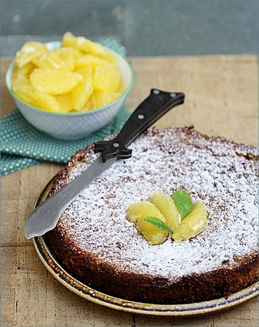 Orange Almond Olive Oil Cake