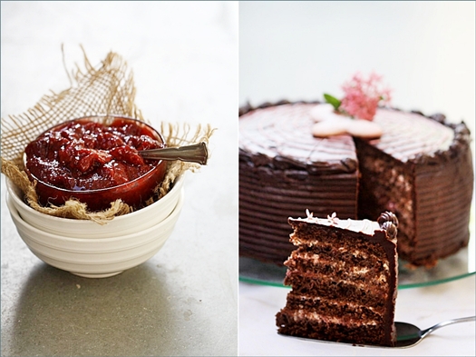 Chocolate & Strawberry Cream Cake