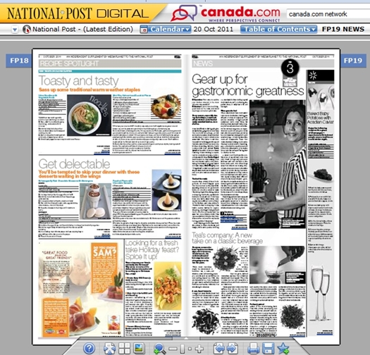 PAB on National Post Toronto, Oct 20, 2011