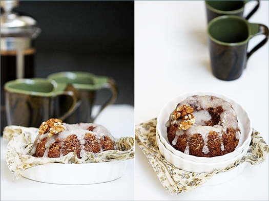 Spiced Apple Walnut Coffee Cake