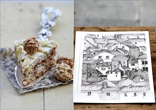 Sans Rival Cake {Pistachio & Almonds} 