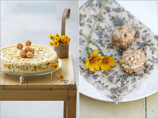 Sans Rival Cake {Pistachio & Almonds} 