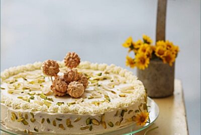 Sans Rival Cake {Pistachio & Almonds}